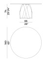 Dining Table Bon Bon Ø160cm (арт.770/TC) Potocco