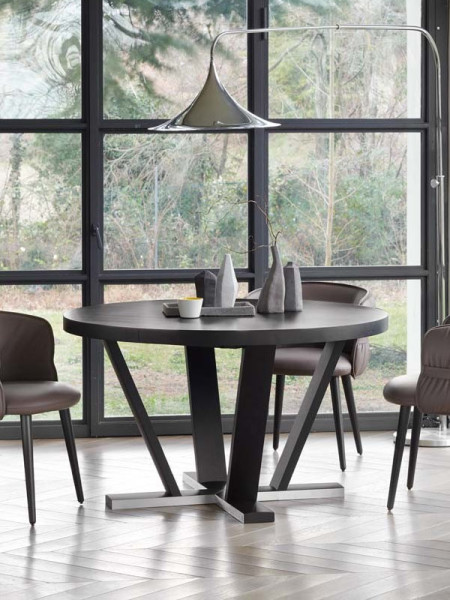 Extending Dining Table Aura Ø130cm (арт.830/TC1) Potocco