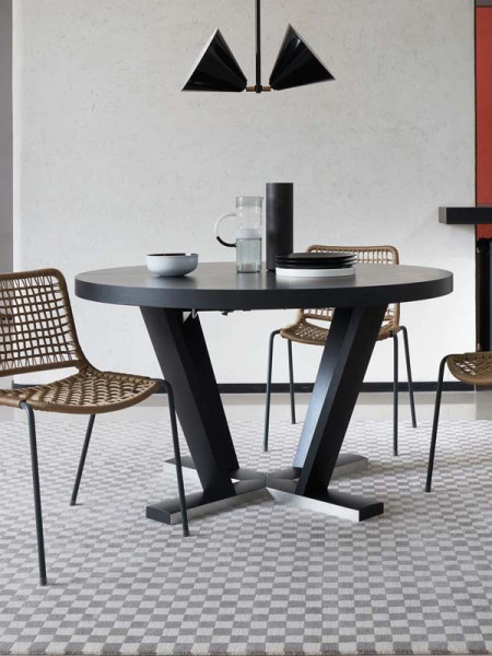 Extending Dining Table Aura Ø130cm (арт.830/TC1) Potocco