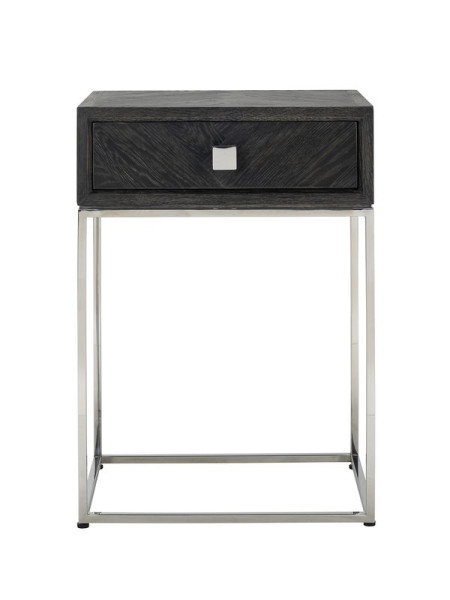 Прикроватный столик Blackbone Silver (арт.7413) Richmond