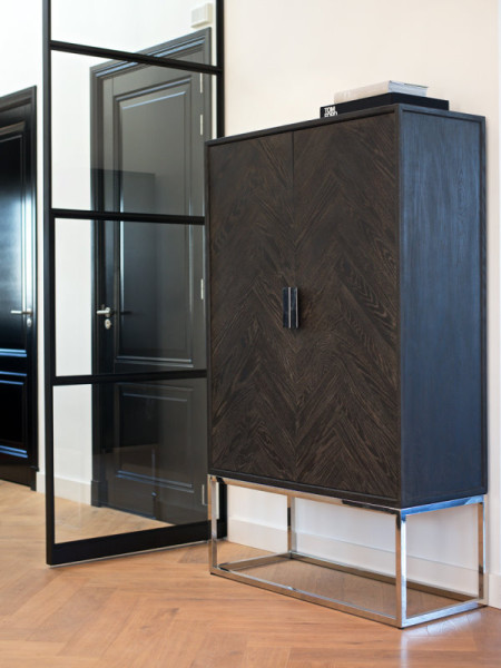 Шкаф Blackbone Silver (арт.7427) Richmond