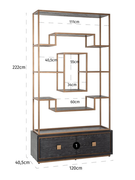 Cabinet Hunter (арт.7480) Richmond