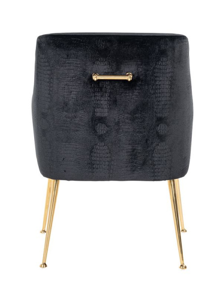 Стул с подлокотниками Harper Black Croco (арт.S4449) Richmond