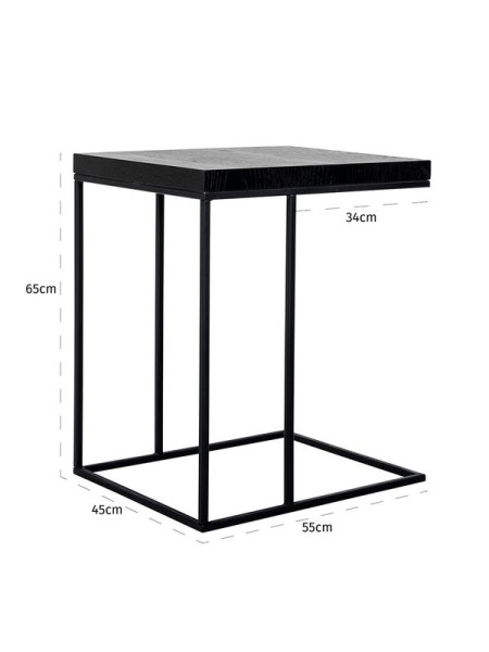 Диванный столик Oakura Black 55x45cm (арт.6519) Richmond