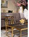 Кавовий столик Blackbone Gold 160x40cm (арт.7434) Richmond
