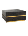 Кофейный столик Blackbone Gold 90x90cm (арт.7448) Richmond