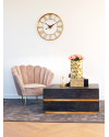 Кофейный столик Blackbone Gold 90x90cm (арт.7448) Richmond