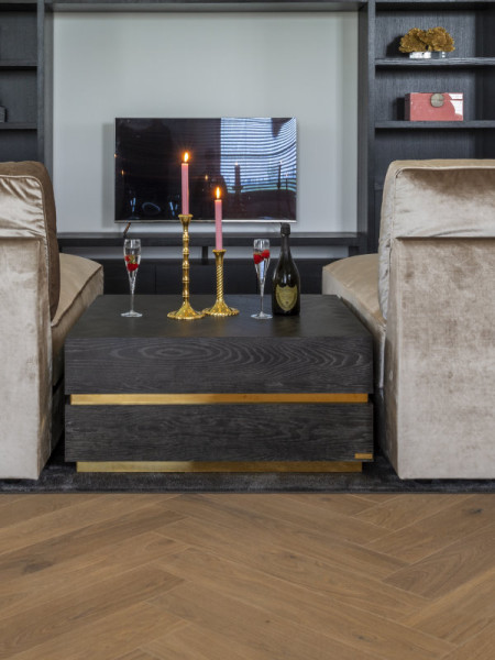 Кофейный столик Blackbone Gold 90x90cm (арт.7448) Richmond