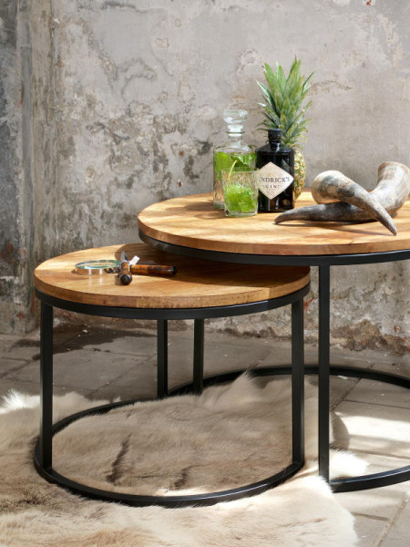 Coffee Table Brooke 2/Set Ø76cm (арт.825005) Richmond