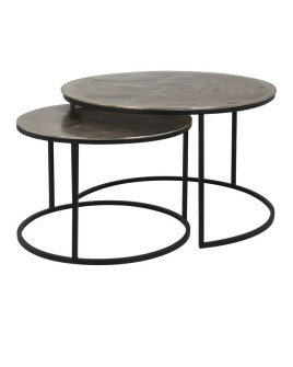 Coffee Table Asher 2/Set Ø80cm (арт.825026)