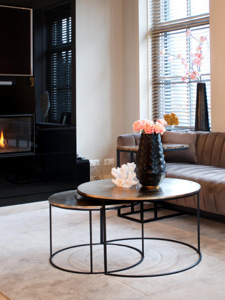Coffee Table Asher 2/Set Ø80cm (арт.825026) Richmond