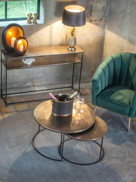 Coffee Table Asher 2/Set Ø80cm (арт.825026) Richmond