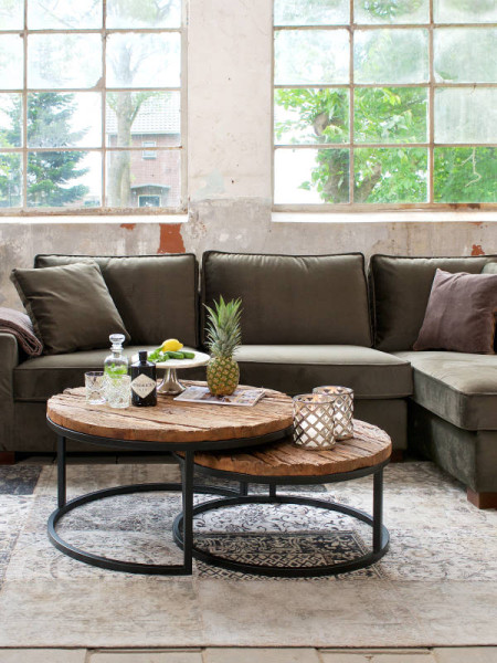 Кофейный столик Kensington 2/Set Ø90cm (арт.9167) Richmond