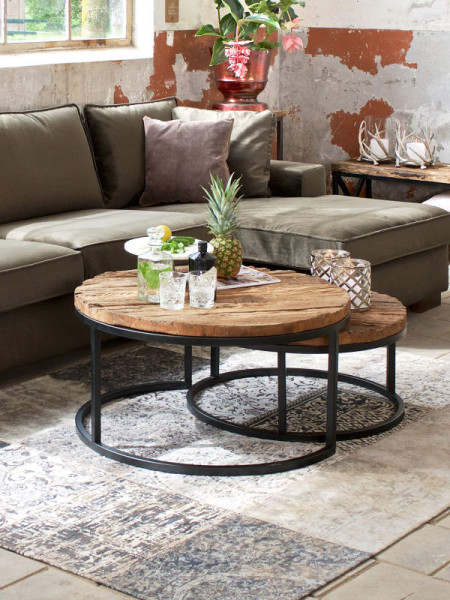 Кофейный столик Kensington 2/Set Ø90cm (арт.9167) Richmond