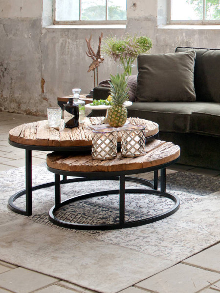 Кофейный столик Kensington 2/Set Ø90cm (арт.9167) Richmond