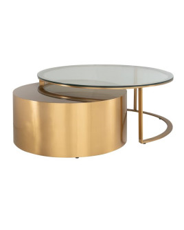 Coffee Table Orlan 2/Set Ø105cm (арт.9467)