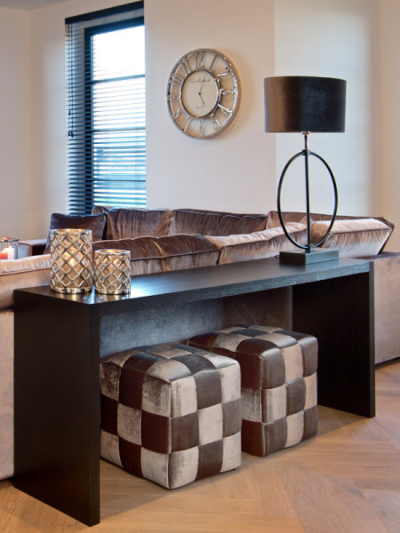 Console Table Oakura Black 200x45cm (арт.6504) Richmond