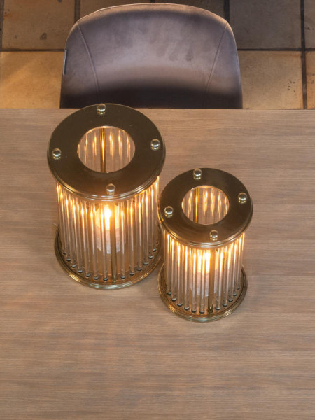 Candle Holder Earlson Gold H34cm Richmond