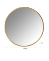 Настінне дзеркало Maevy Gold Ø110cm (арт.MI-0048) Richmond