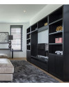 ТВ тумба Oakura Black 185x40cm (арт.6503) Richmond