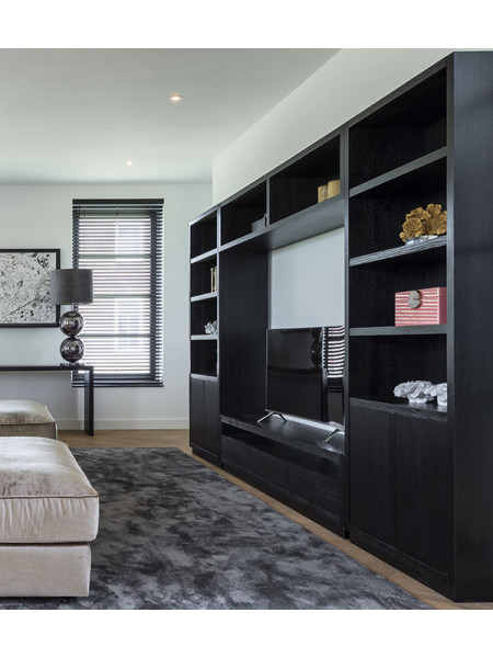 ТВ тумба Oakura Black 185x40cm (арт.6503) Richmond