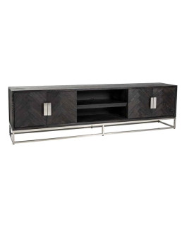 ТВ тумба Blackbone Silver 220x42cm (арт.7415)
