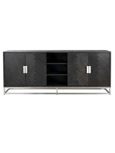 Комод Blackbone Silver 225x45cm (арт.7416) Richmond