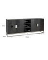 Комод Blackbone Silver 225x45cm (арт.7416) Richmond