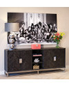 Комод Blackbone Silver 225x45cm (арт.7416) Richmond