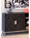 Комод Blackbone Silver 225x45cm (арт.7416) Richmond
