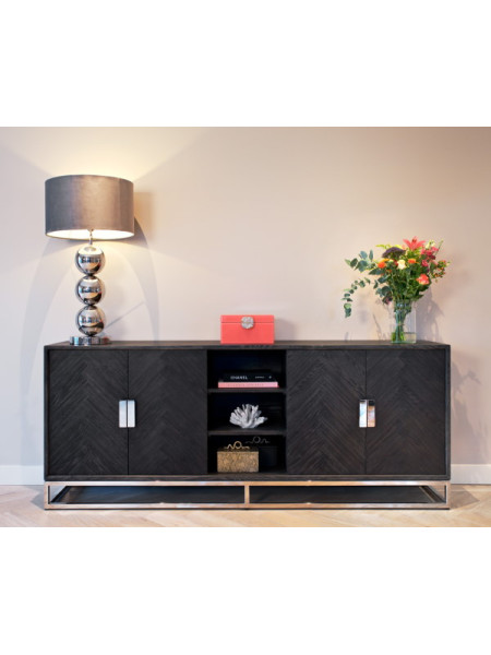 Комод Blackbone Silver 225x45cm (арт.7416) Richmond