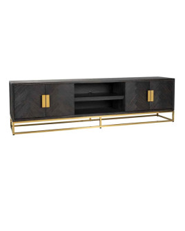 ТВ тумба Blackbone Gold 220x42cm (арт.7445)