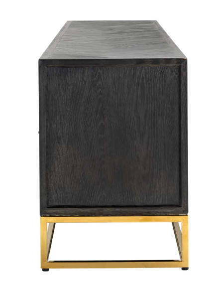ТВ тумба Blackbone Gold 220x42cm (арт.7445) Richmond