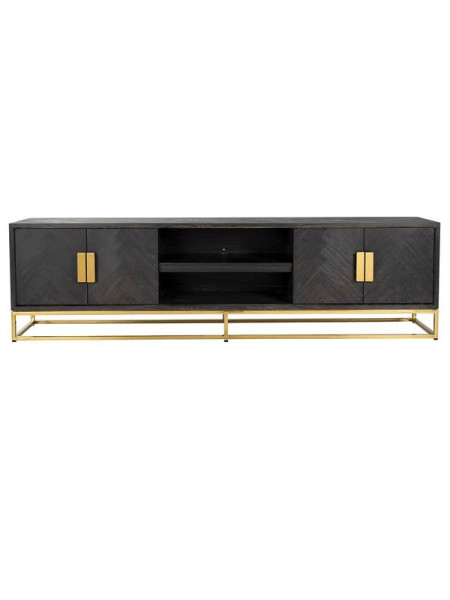 ТВ тумба Blackbone Gold 220x42cm (арт.7445) Richmond
