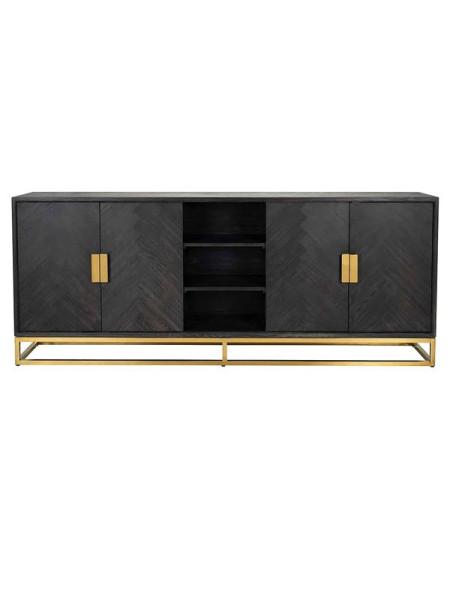 Комод Blackbone Gold 225x45cm (арт.7446) Richmond