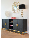 Комод Blackbone Gold 225x45cm (арт.7446) Richmond