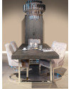 Обеденный стол Blackbone Silver 220x100cm (арт.7419) Richmond