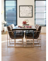 Обеденный стол Blackbone Silver 220x100cm (арт.7419) Richmond