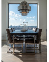 Обеденный стол Blackbone Silver 220x100cm (арт.7419) Richmond