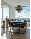 Обеденный стол Blackbone Silver 220x100cm (арт.7419) Richmond