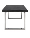 Обеденный стол Blackbone Silver 220x100cm (арт.7419) Richmond