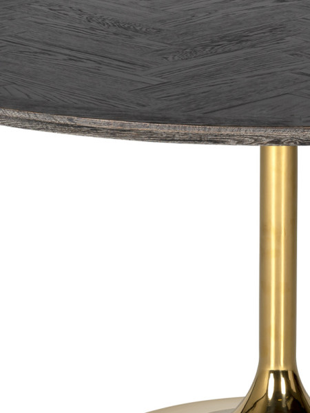 Dining Table Blackbone Gold Ø140cm (арт.7441) Richmond