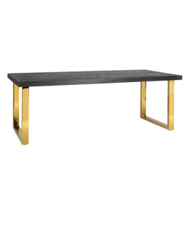 Обеденный стол Blackbone Gold 220x100cm (арт.7439)
