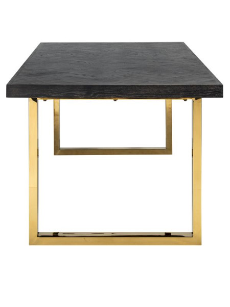 Dining Table Blackbone Gold 220x100cm (арт.7439) Richmond