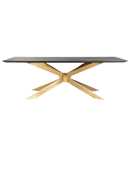 Dining Table Blackbone Gold 240x100cm (арт.7467) Richmond