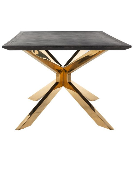 Dining Table Blackbone Gold 240x100cm (арт.7467) Richmond