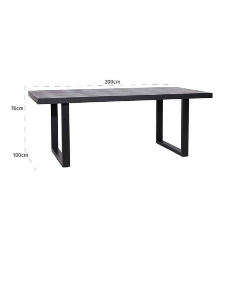 Обеденный стол Blax 200x100cm (арт.7548) Richmond