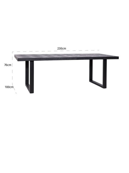 Обеденный стол Blax 230x100cm (арт.7549) Richmond