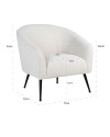 Крісло Inova White boucle (арт.S4514) Richmond