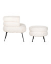 Кресло Amelia White faux Sheep (арт.S4520) Richmond